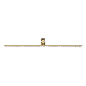 Regenbrause Edelstahl 50 cm Rund Golden