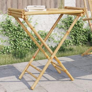 ARDEBO.de - Tabletttisch Klappbar 70,5x42,5x80 cm Bambus