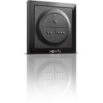 ARDEBO.de Somfy Funkwandtaster io 3-Kanal, IP44, schwarz (1870560)