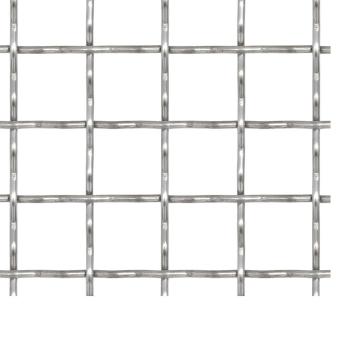 Wellengitter Edelstahl 50×50 cm 31×31×3 mm
