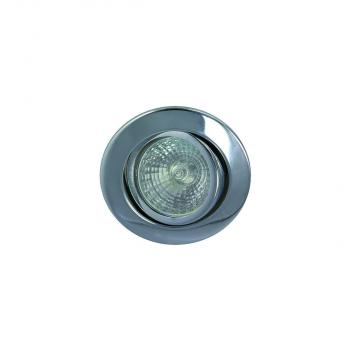 ARDEBO.de Rutec R55114 Einbaustrahler Schwenkbar ohne Sprengring (Wechselbar) für MR16, 1-50W, chrom