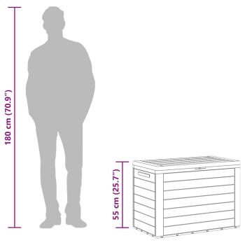 Gartenbox Anthrazit 78x44x55 cm