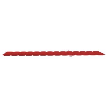Sonnenliegen-Auflage Rot 200x50x3 cm Oxford-Gewebe