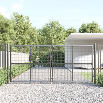ARDEBO.de - Mesh-Gartentor Anthrazit 300x175 cm Verzinkter Stahl