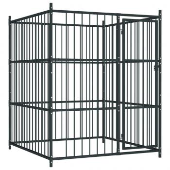 ARDEBO.de - Outdoor-Hundezwinger 150 x 150 x 185 cm