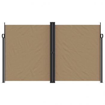 Seitenmarkise Ausziehbar Taupe 200x1200 cm