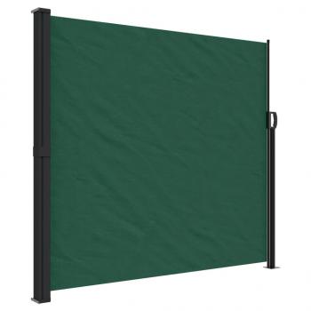 Seitenmarkise Ausziehbar Dunkelgrün 180x600 cm