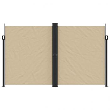 Seitenmarkise Ausziehbar Beige 200x600 cm