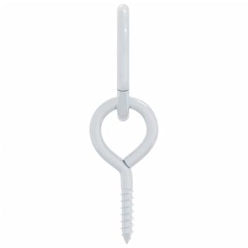 Anbinderinge mit Ösenschrauben 3 Stk. Silbern Stahl