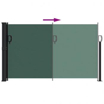 Seitenmarkise Ausziehbar Dunkelgrün 120x600 cm