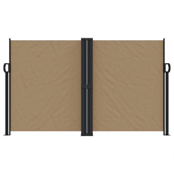 Seitenmarkise Ausziehbar Taupe 140x600 cm