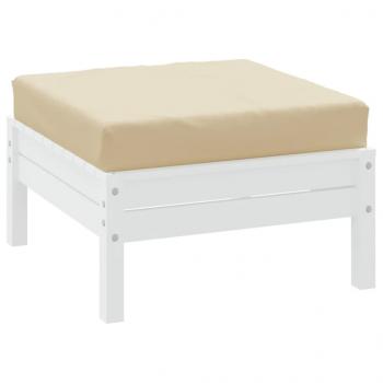 ARDEBO.de - Palettenkissen Beige 60x60x8 cm Oxford-Gewebe