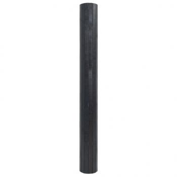 ARDEBO.de - Teppich Rechteckig Grau 60x400 cm Bambus