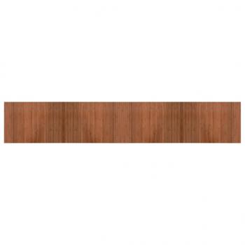 ARDEBO.de - Teppich Rechteckig Braun 70x400 cm Bambus