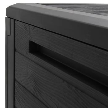 ARDEBO.de - Gartentruhe Braun 58,5x46x55 cm Polypropylen