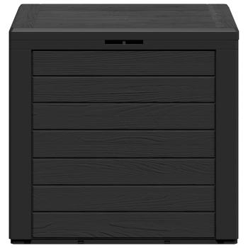 Gartentruhe Anthrazit 58,5x46x55 cm Polypropylen