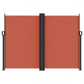 Seitenmarkise Ausziehbar Terrakottarot 180x600 cm