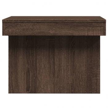 Couchtisch Braun Eichen-Optik 80x55x40 cm Holzwerkstoff