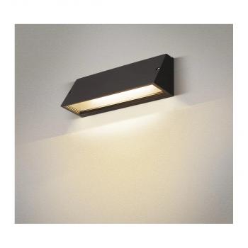 SLV PEMA Outdoor LED Wandaufbauleuchte, CCT switch 3000/4000K, schwarz (1003453)