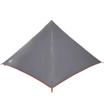 Tipi-Familienzelt 7 Personen Orange Wasserdicht