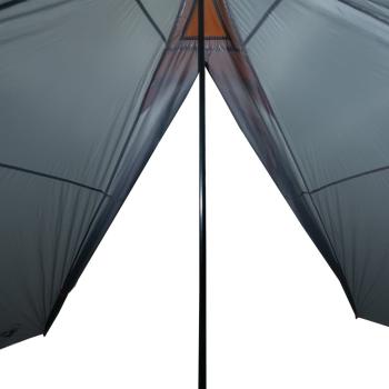 Tipi-Familienzelt 7 Personen Orange Wasserdicht