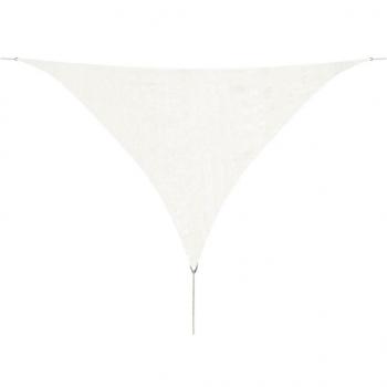 ARDEBO.de - Sonnensegel HDPE Dreieckig 3,6 x 3,6 x 3,6 m Weiß