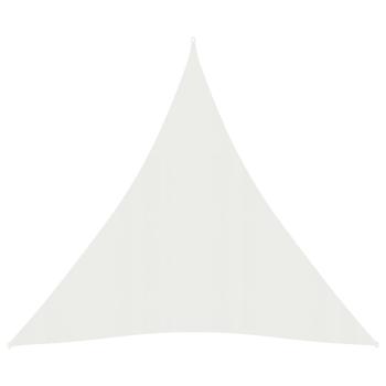 ARDEBO.de - Sonnensegel 160 g/m² Weiß 5x7x7 m HDPE
