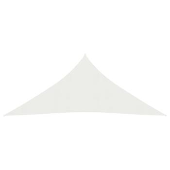 Sonnensegel 160 g/m² Weiß 5x7x7 m HDPE