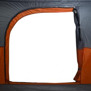 Campingzelt 4 Personen Orange Wasserdicht