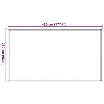Zeltteppich 250x450 cm Beige
