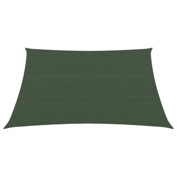 Sonnensegel 160 g/m² Dunkelgrün 4x4 m HDPE