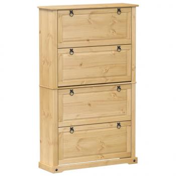 Schuhschrank Corona 99x32x163,5 cm Massivholz Kiefer