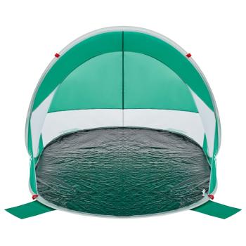 Strandzelt 2 Personen Seegrün Pop-Up Wasserdicht