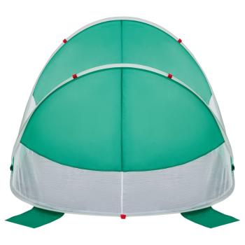 Strandzelt 2 Personen Seegrün Pop-Up Wasserdicht