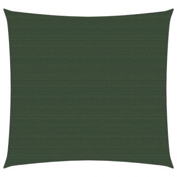 ARDEBO.de - Sonnensegel 160 g/m² Dunkelgrün 2x2 m HDPE
