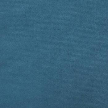 Massage-Chaiselongue mit Nackenrolle Blau Samt