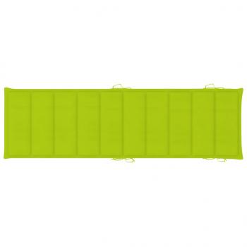 Sonnenliegen-Auflage Hellgrün 186x58x3 cm Oxford-Gewebe