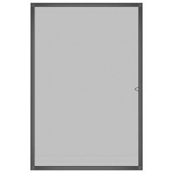 Insektenschutz für Fenster Anthrazit 90x120 cm