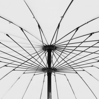 Sonnenschirm mit Aluminium-Mast 270 cm Sandweiß