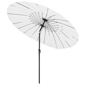 Sonnenschirm mit Aluminium-Mast 270 cm Sandweiß