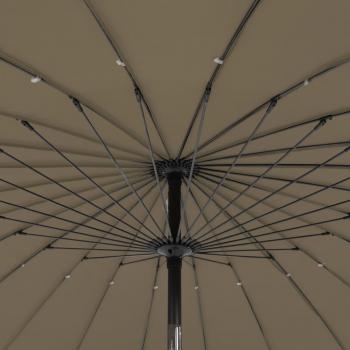 ARDEBO.de - Sonnenschirm mit Aluminium-Mast 270 cm Taupe