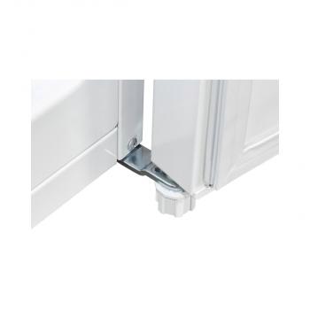 Exquisit GS81-051C Stand Gefrierschrank, 55 cm breit, 85 L, 1 Fach Klapptür und 2 Fächer mit Schublade, weiß