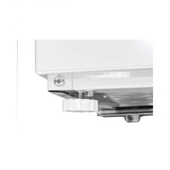 Exquisit GS81-051C Stand Gefrierschrank, 55 cm breit, 85 L, 1 Fach Klapptür und 2 Fächer mit Schublade, weiß