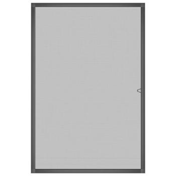 Insektenschutz für Fenster Anthrazit 80x120 cm
