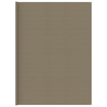 ARDEBO.de - Zeltteppich 400x500 cm Taupe