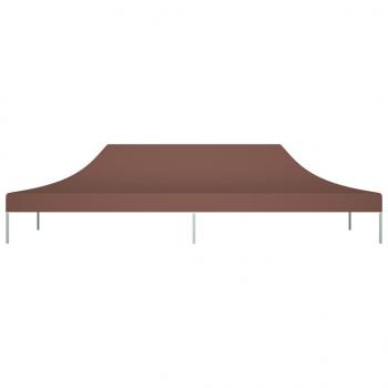 Partyzelt-Dach 6x3 m Braun 270 g/m²