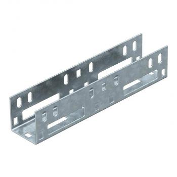 ARDEBO.de OBO Bettermann VF AZK 50 Längsverbinder für AZ-Kanal, 45x45x220mm, Stahl, bandverzinkt (6066615)