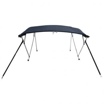 4-Bow Bimini-Top mit Mesh-Seitenteilen 243x(185-198)x137 cm