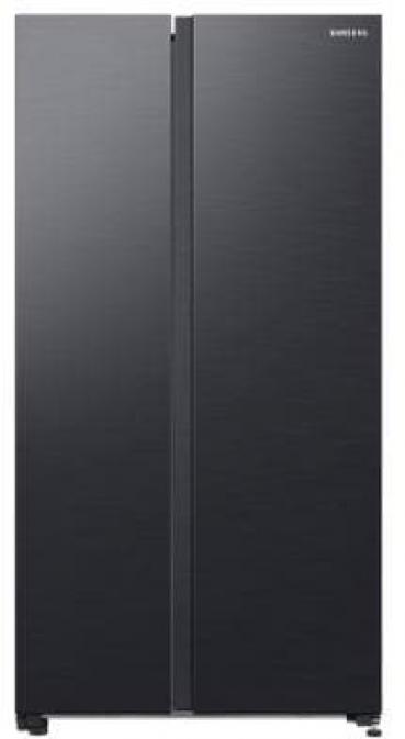 ARDEBO.de Samsung RS62DG5003B1EF Stand Side-by-Side Kombination, 91,2 cm breit, 628 L, NoFrost+, Eis-/Wasserbereiter, Wassertank, WiFi, Premium Black Steel