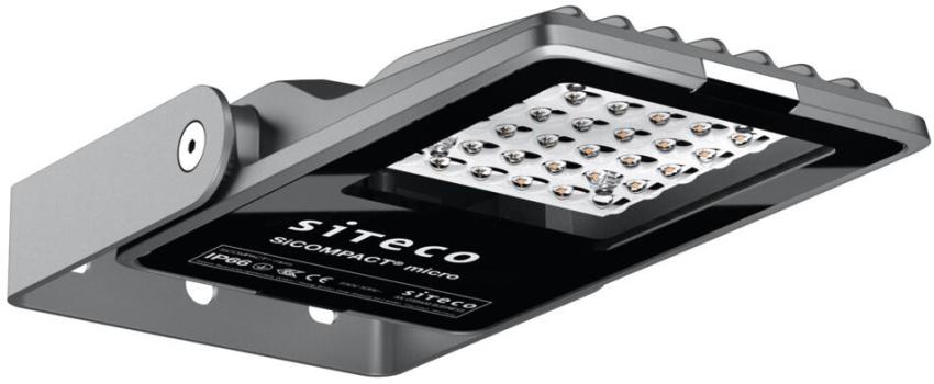 ARDEBO.de Siteco SiCompact 31 Micro LED Fluter, 4400lm, 29W, 4000K, Aluminium, weißaluminium (5XA7561A2K23)
